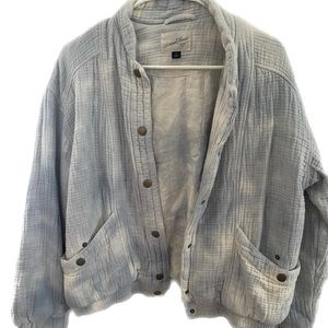 Women’s jacket: tie-dye/ cloud cotton light weight